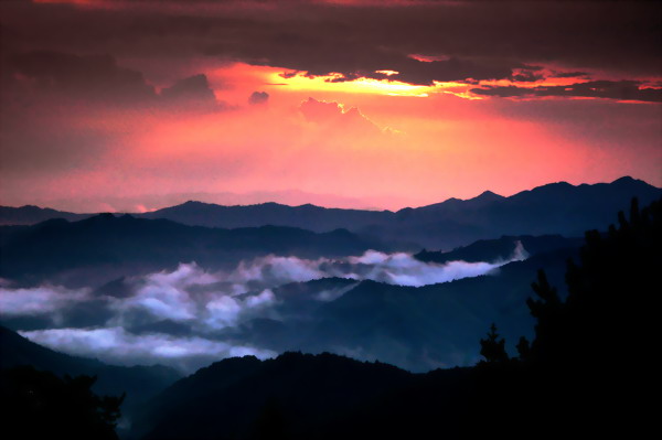 云海夕照 摄影 七品木匠耳