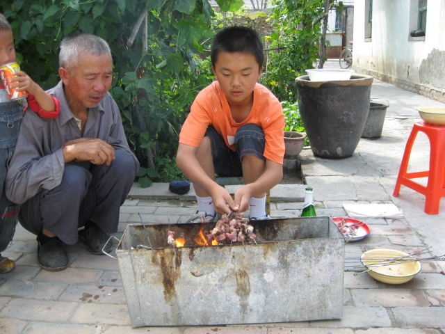 家中烧烤 摄影 北方的风