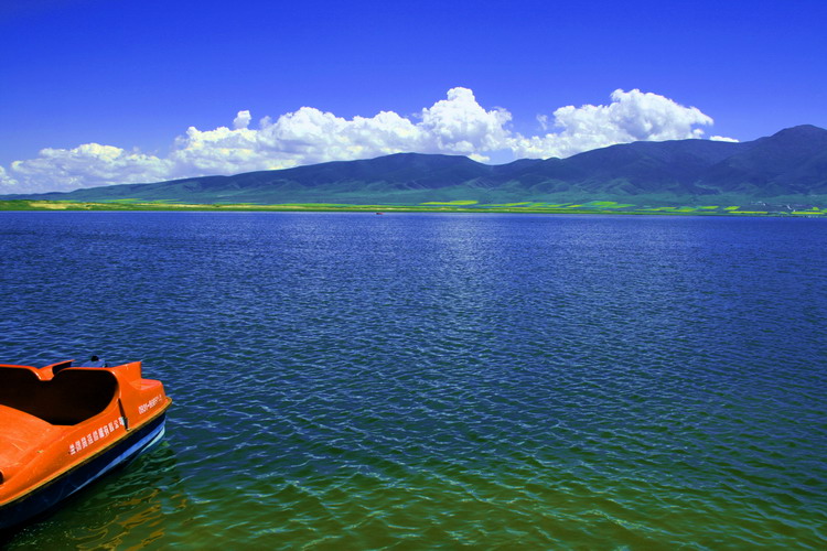 美丽的青海湖 摄影 晴空万里