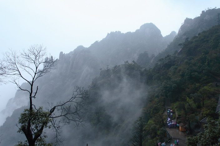 晨雾三清山 摄影 明日影星