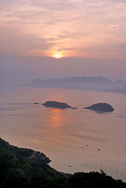 海上日出 摄影 风帆