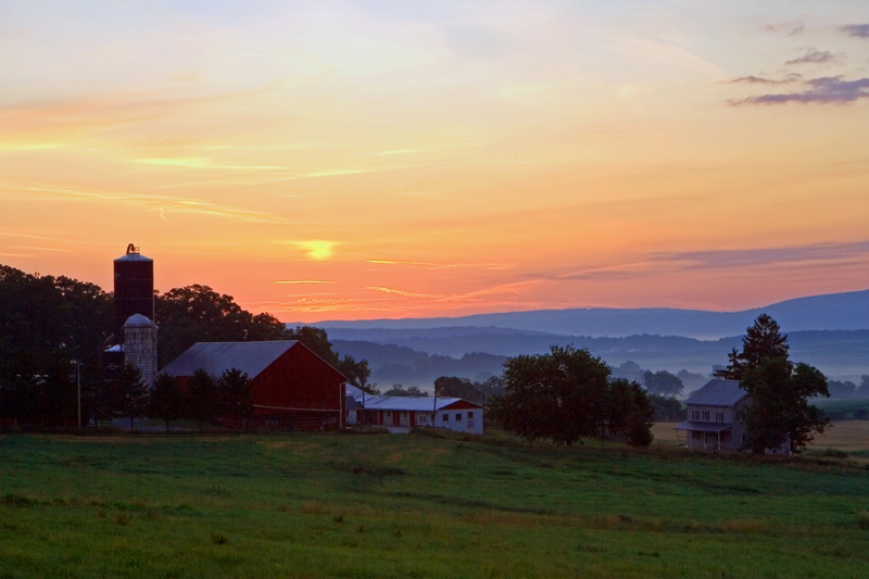 Sunrise, Morrison Cove, PA 摄影 yuhan