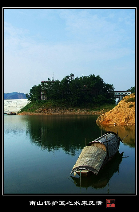 岸阔湖水静，江清任船行02 摄影 甘宝宝