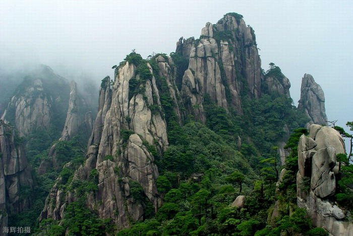 雾游仙境三青山 1 摄影 海辉