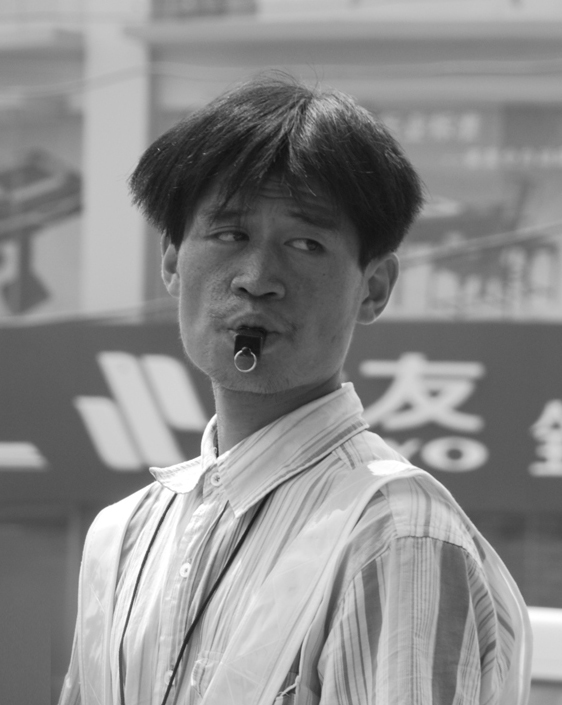 我们这里的交通协管员 摄影 我是鲁倒