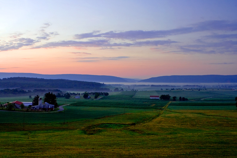 Sunrise, Morrison Cove, PA USA 摄影 yuhan