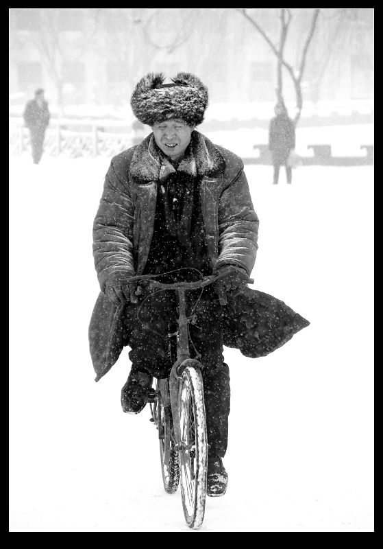 风雪归途 摄影 拂晓涉影