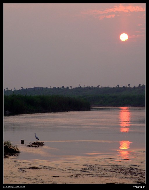 暮色夕阳 摄影 可欣