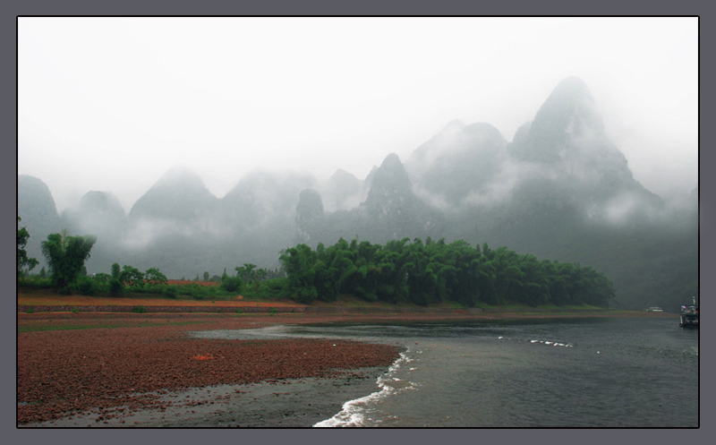 烟雨漓江（2） 摄影 秋日暮雨