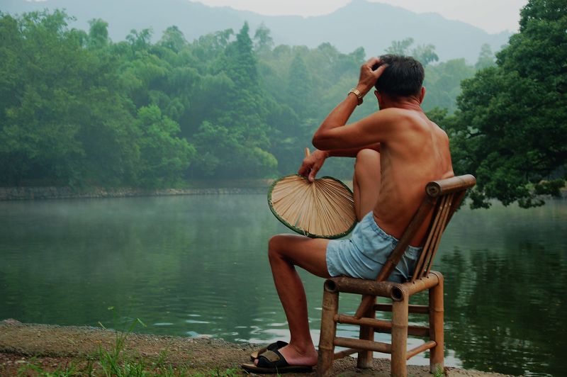 纳凉 摄影 迎风呼吸