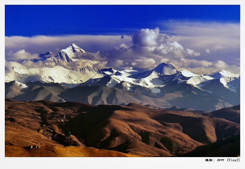 珠峰远眺（摄于加乌拉山） 摄影 川叶