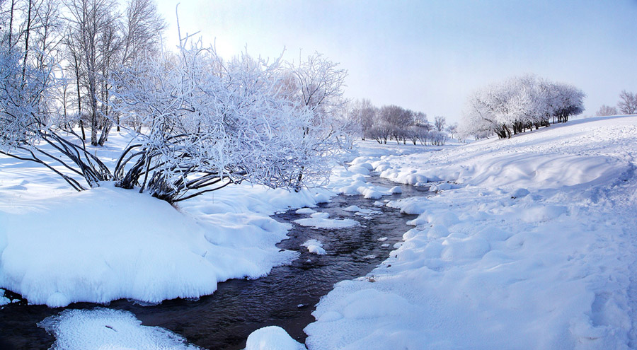 坝上雪景 摄影 东林