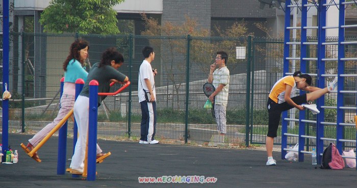 苏州大学城（晨练） 摄影 自由撰稿人