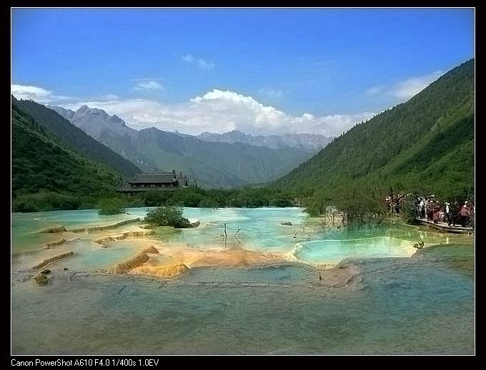 黄龙风光（五） 摄影 海水思天寒