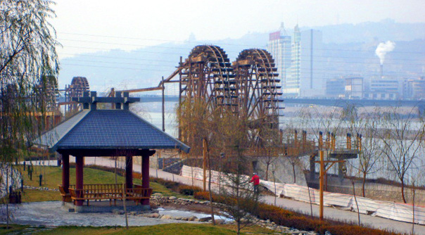 河边风景 摄影 青青百合