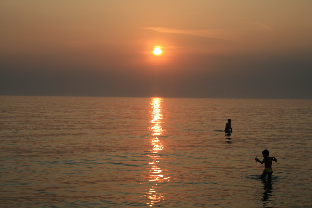 夕阳 摄影 游游