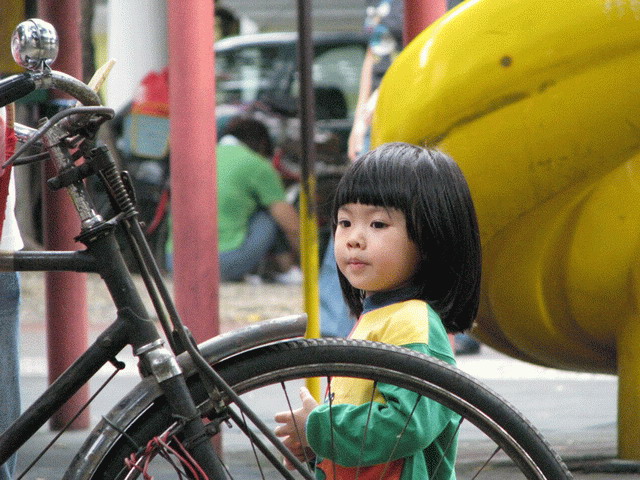 自行车与她 摄影 veany