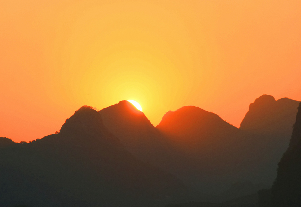 奇峰夕照 摄影 南海神君