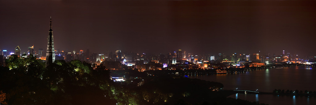 美丽的杭州夜景 摄影 小两口