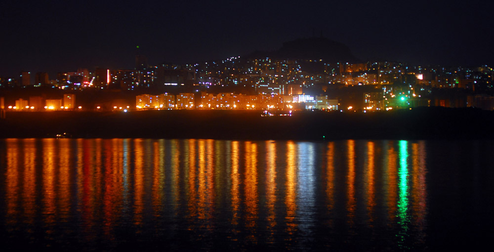 新云阳县夜景 摄影 客船