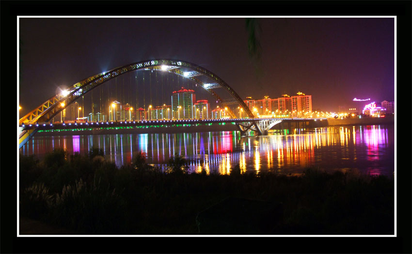 绵阳滨河夜景 摄影 四川行者