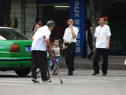 过斑马线 摄影 快乐瞬间