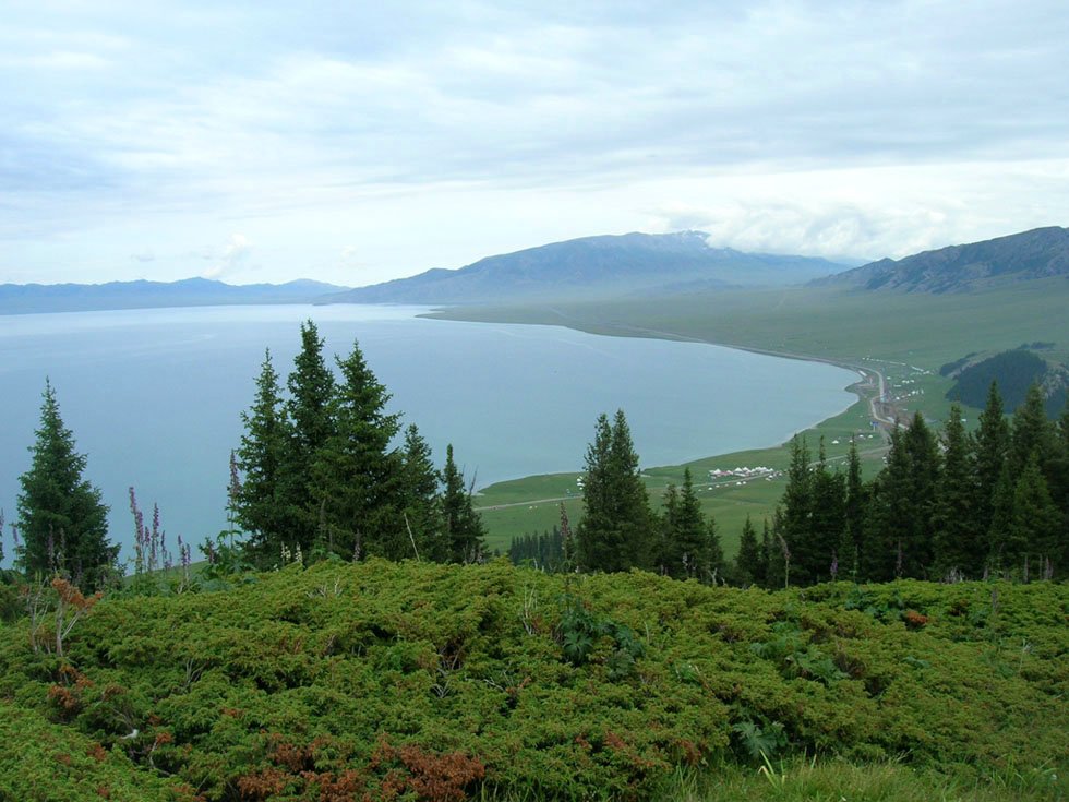 赛里木湖风景---2 摄影 草原湖