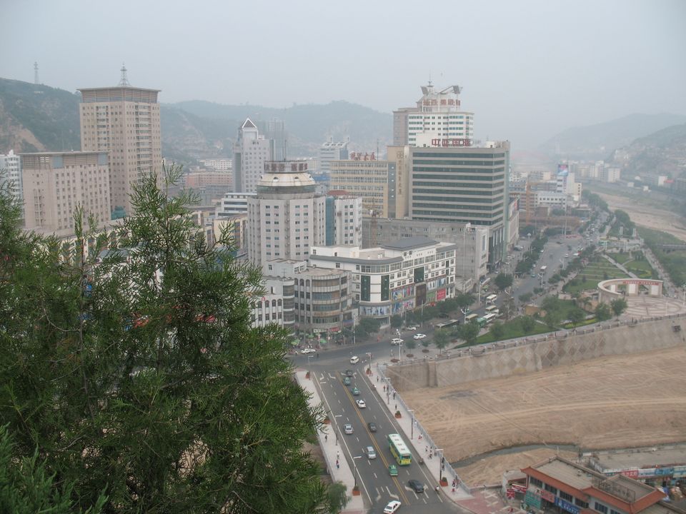 圣地延安大街一景 摄影 弓工