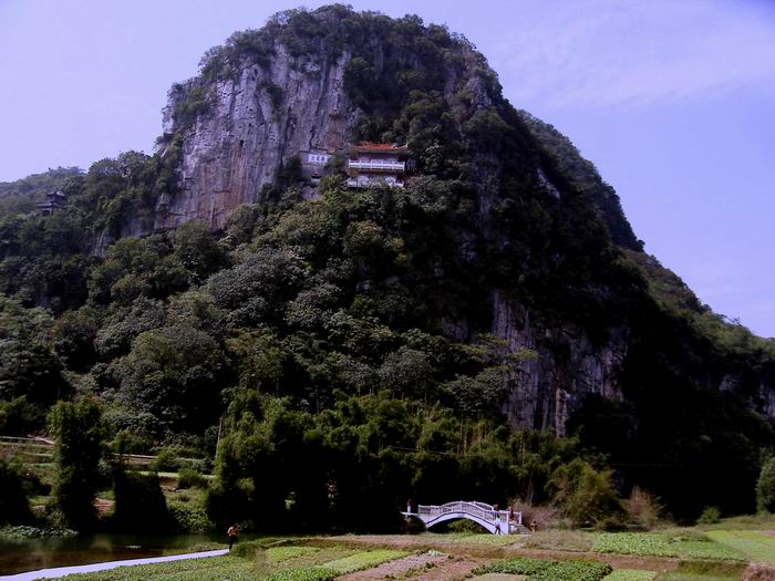 佛寺 摄影 晚霞