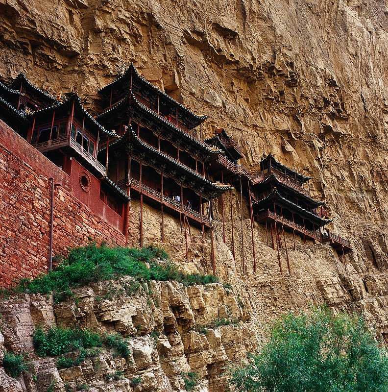 悬空飞寺 摄影 子戬