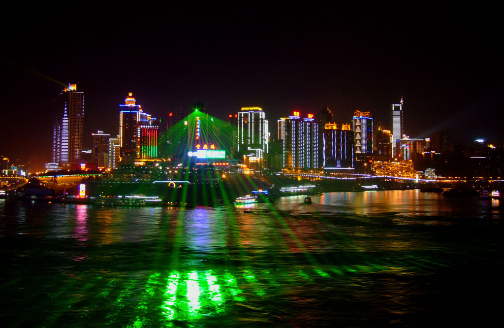 重庆朝天门夜景 摄影 南山愚公