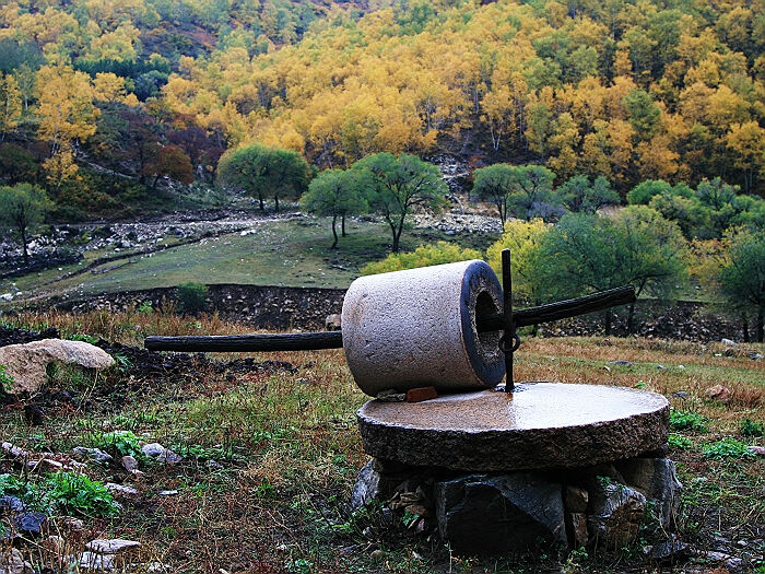 碾不碎的沧桑 摄影 一脸草