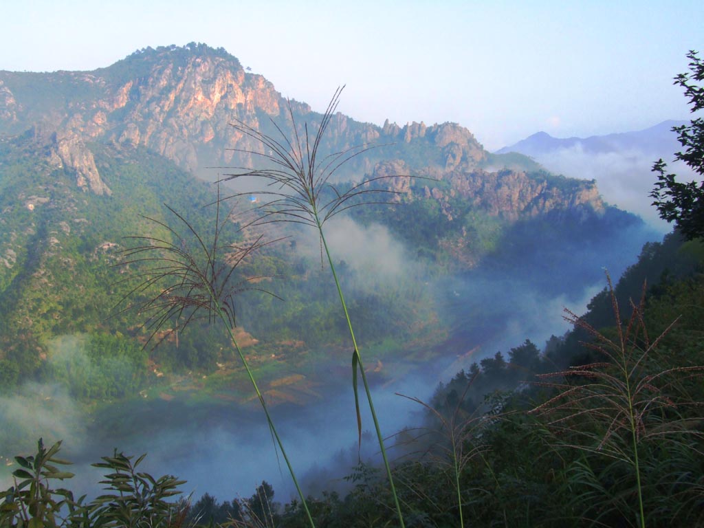 狮子崖风光之一——雾涌狮崖 摄影 问险峰