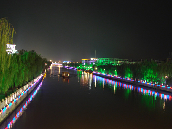 运河夜色 摄影 平安