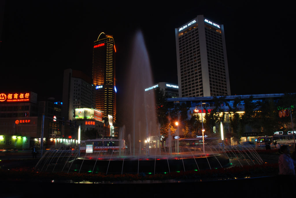 南京新街口夜景 摄影 灰狼