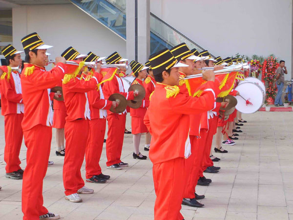 节日中的乐队 摄影 风韵犹存