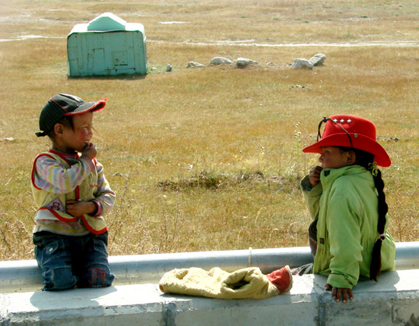 藏族儿童 摄影 汪兰