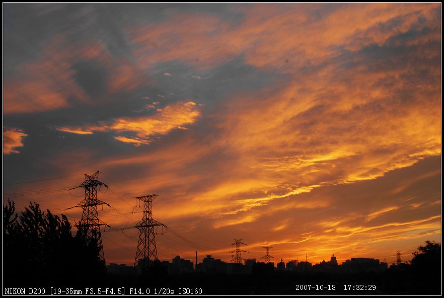 又见夕阳红 摄影 摄郎燕