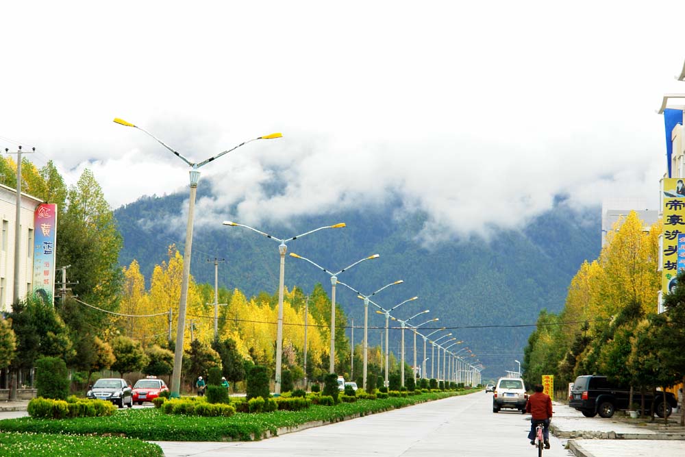 西藏林芝街景 摄影 老房新客