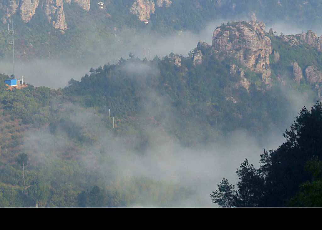 仙都狮子崖风光之五：锦屏蓄翠 摄影 问险峰