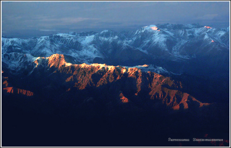 《夕照天山》 摄影 大地之光