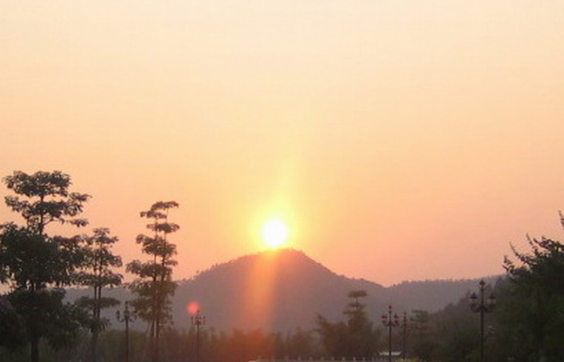 美丽的夕阳 摄影 夜雨花仙