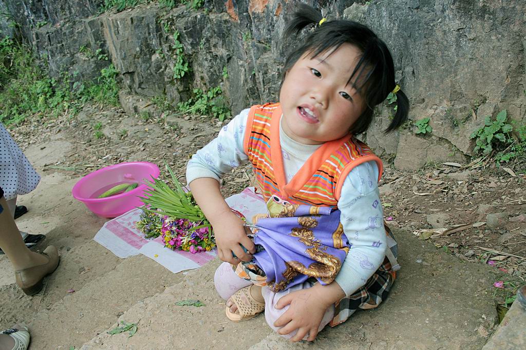 卖花的小女孩 摄影 xiayang