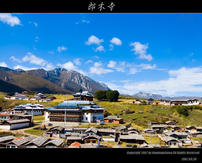 甘川行·郎木寺 摄影 藤蔓植物