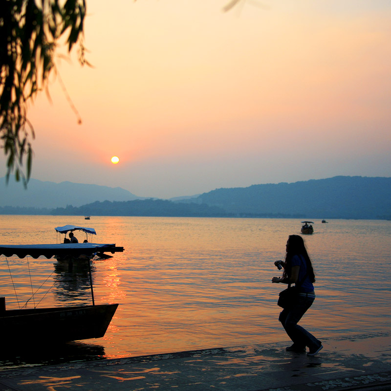 夕照西湖 摄影 好色镜头