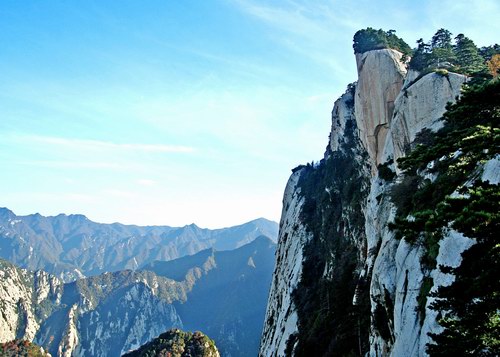 华山仙掌崖 摄影 少华山