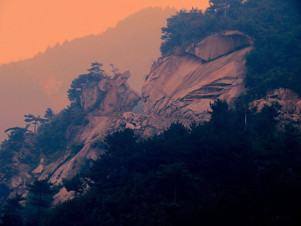 日暮苍山 摄影 ___一杯清水