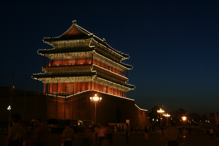 前门夜景 摄影 欧康