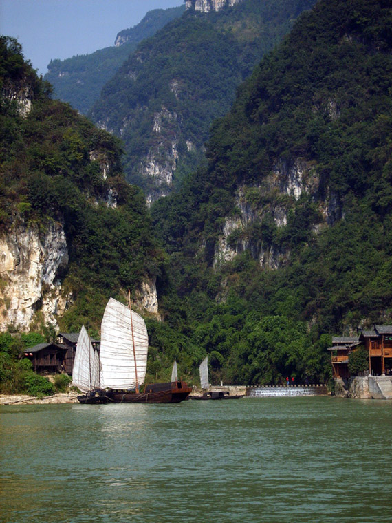 峡江帆影 摄影 兔子来福