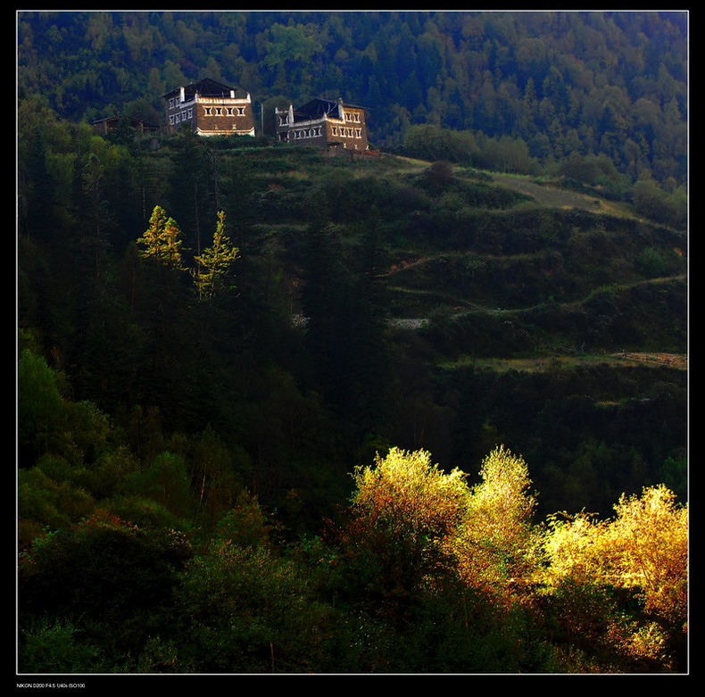 阿坝之旅~藏居秋色 摄影 XIHUANXUE